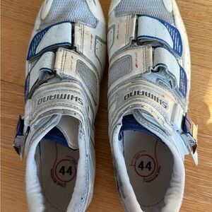 Shimano White and Navy Sneakers with Velcro Straps